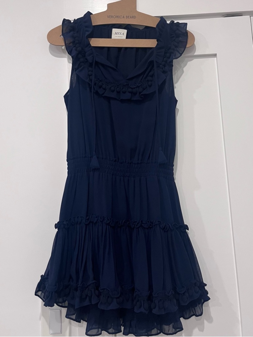 MISA Navy Mini Dress